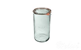 Weck Słoiki z pokrywką, uszczelką i 2 zapinkami / 1590 ml - WECK Zylinder (WE-974-100PUZ)