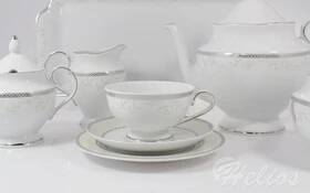 Ćmielów Garnitur do herbaty dla 6 osób / 23 części - B601 ASTRA Marzenie platynowe