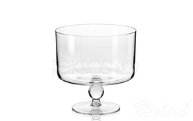 Krosno Glass Sp. z o.o. Handmade / Salaterka na nodze 22,5 cm - BEZBARWNY (5835)
