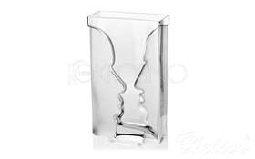 Krosno Glass Sp. z o.o. Handmade / Wazon ze zdobieniem 35 cm - Kolekcja BURSZTYNOWA (6470)