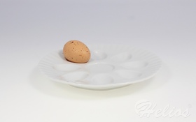 Chodzież Półmisek na jajka 21 cm - C000 IWONA Biała