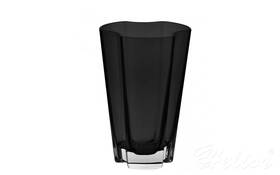 Krosno Glass S.A. Czarny wazon koniczyna 22,5 cm - HOME & LIVING (C908)
