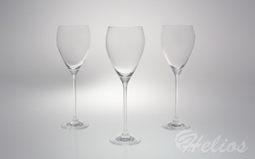 Krosno Glass Sp. z o.o. Handmade / Kieliszki 230 ml - BEZBARWNE ze zdobieniem (9152)