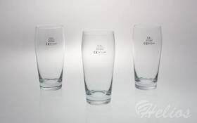 Krosno Glass Sp. z o.o. HANDMADE / Szklanki zdobione szlifem 350 ml - BEZBARWNE (9613)