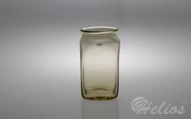 Krosno Glass S.A. Handmade / Świecznik 14 cm - ZIELEŃ (3378)