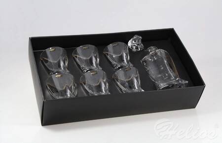 Bohemia Komplet kryształowy do whisky 1+6 - QUADRO Premium (949391)  - zdjęcie duże 3