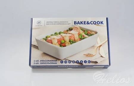 Lubiana Bake&Cook: Zestaw naczyń do zapiekania Lubiana / 3 szt. (LU503LUBC)  - zdjęcie duże 1