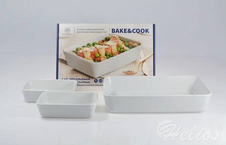 Lubiana Bake&Cook: Zestaw naczyń do zapiekania Lubiana / 3 szt. (LU503LUBC)  - zdjęcie duże 2