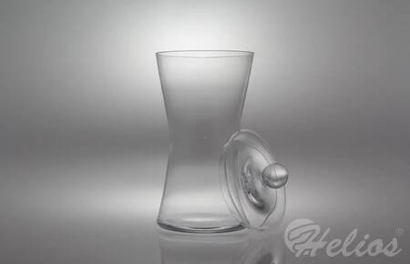 Krosno Glass S.A. Handmade / Pojemnik z dekielkiem - Bezbarwny (KP-1123)  - zdjęcie duże 1