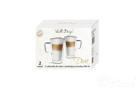Vialli Design Szklanki do latte z podwójną ścianką 350 ml / 2 szt.- DIVA (6490)  - zdjęcie duże 1