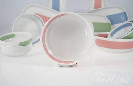Ćmielów Design Studio MIX & MATCH / NEW ATELIER: Salaterka cylindryczna 16 cm - RED  - zdjęcie duże 1