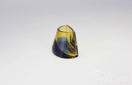 Krosno Glass S.A. Handmade / Pojemnik szklany - Kolekcja KOBALTOWA (0474)  - zdjęcie duże 1