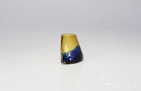 Krosno Glass S.A. Handmade / Pojemnik szklany - Kolekcja KOBALTOWA (0474)  - zdjęcie duże 2