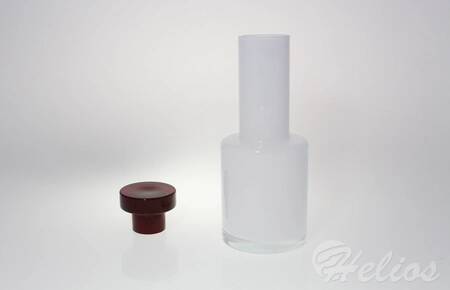 Krosno Glass S.A. Handmade / Karafka 800 ml - MLECZNO-CZERWONA (5017)  - zdjęcie duże 1