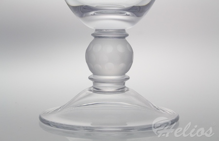 Krosno Glass S.A. Handmade / Wazon zdobiony 28 cm - BEZBARWNY (B183)  - zdjęcie duże 1