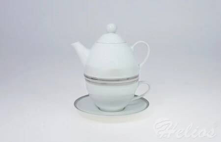 Kristoff Zestaw do herbaty Tea For One - Ole / Luna Szara  - zdjęcie duże 3