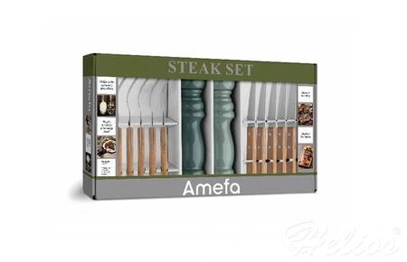 Amefa Zestaw Barbeque, 14 szt. - 7000 BBQ / Steak & Pizza - zielony  - zdjęcie duże 1