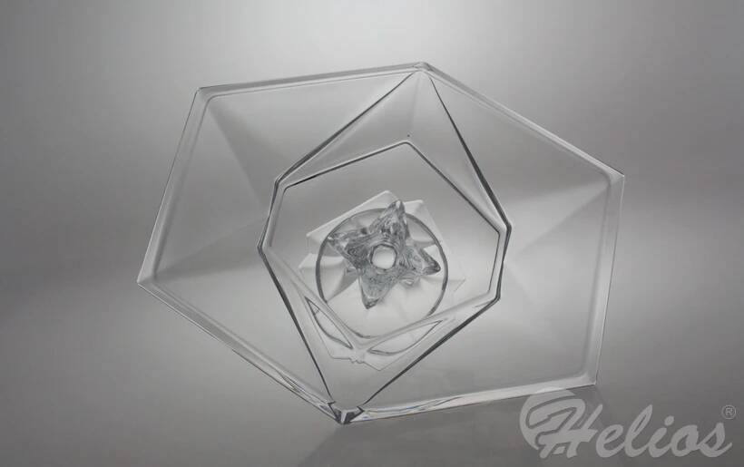 Bohemia Patera kryształowa na nodze 36,5 cm - ORIGAMI (999443) - zdjęcie duże 1