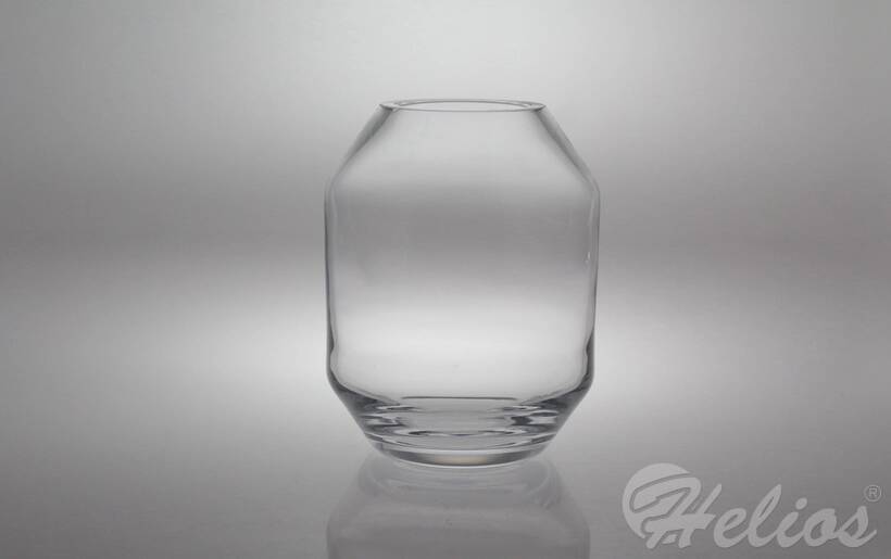 Krosno Glass S.A. Handmade / Świecznik na dużą świecę 23 cm - BEZBARWNY (4213) - zdjęcie główne