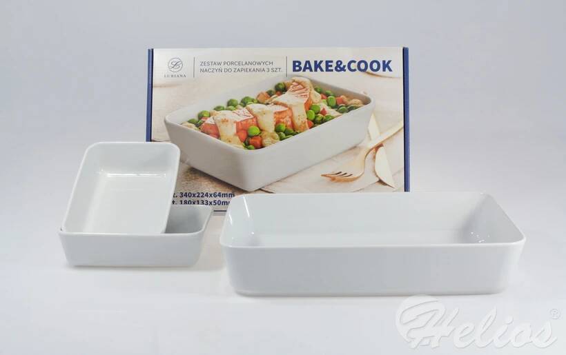 Lubiana Bake&Cook: Zestaw naczyń do zapiekania Lubiana / 3 szt. (LU503LUBC) - zdjęcie główne