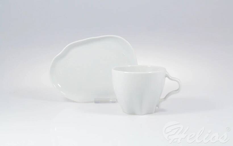 Helios szkło: Filiżanka 250 ml ze spodkiem - STONE AGE Niedekorowana
