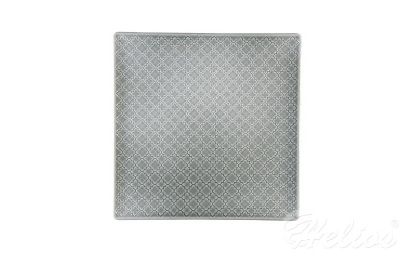 Lubiana Talerz płytki / kwadratowy 25,5 cm - K10E MARRAKESZ (szary) - zdjęcie główne