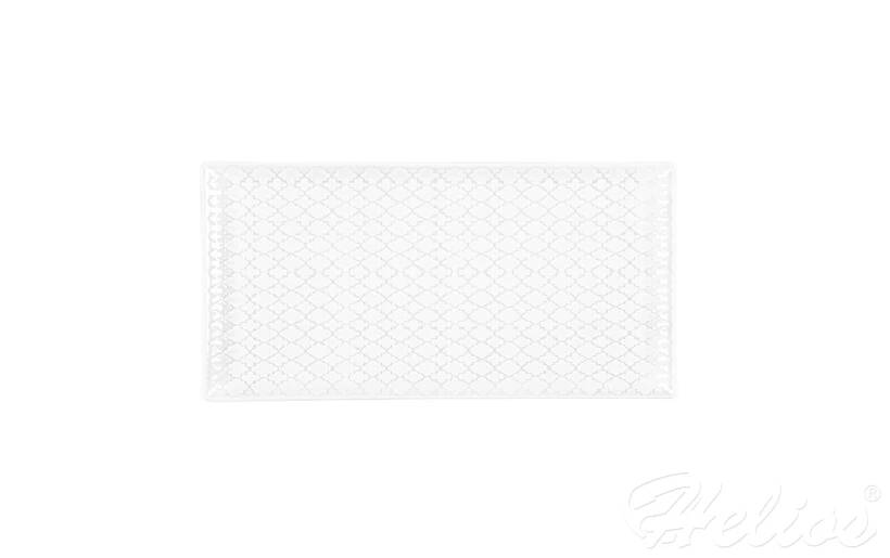 Lubiana Półmisek prostokątny 24x13 cm - MARRAKESZ (biały) - zdjęcie główne