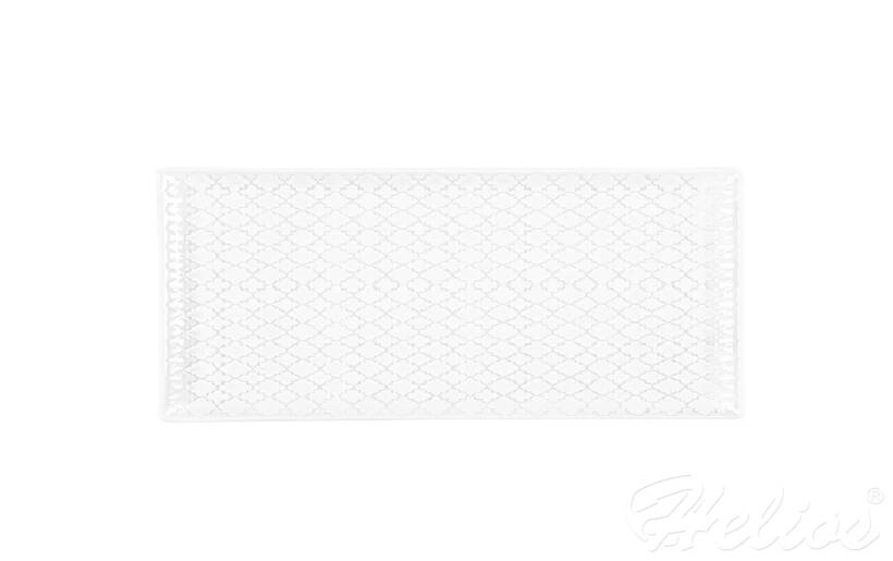 Lubiana Półmisek prostokątny 29x13 cm - MARRAKESZ (biały) - zdjęcie główne