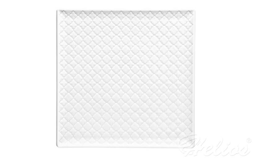 Lubiana Talerz płytki / kwadratowy 30,5 cm - MARRAKESZ (biały) - zdjęcie główne