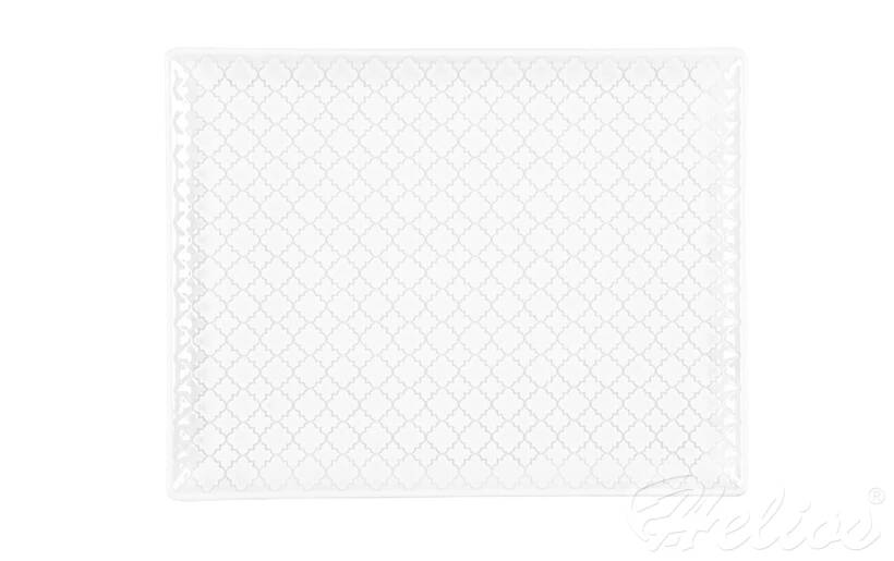 Lubiana Półmisek prostokątny 31x24 cm - MARRAKESZ (biały) - zdjęcie główne
