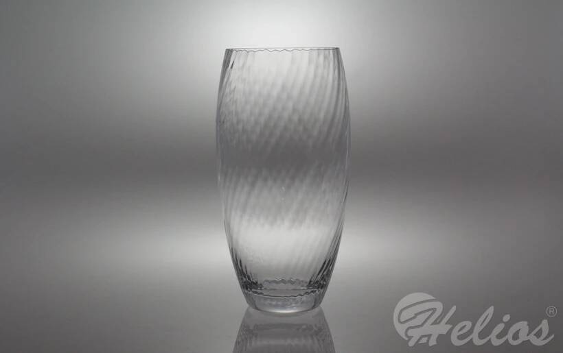 Krosno Glass S.A. Handmade / Wazon 28 cm - Optyk skręcany (C664) - zdjęcie główne