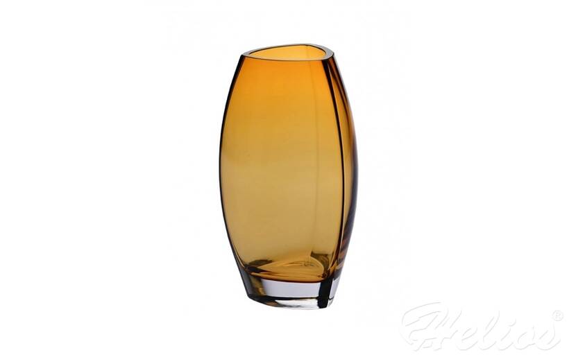 Krosno Glass S.A. Bursztynowy wazon z grubym dnem 25 cm - Color (B727) - zdjęcie główne