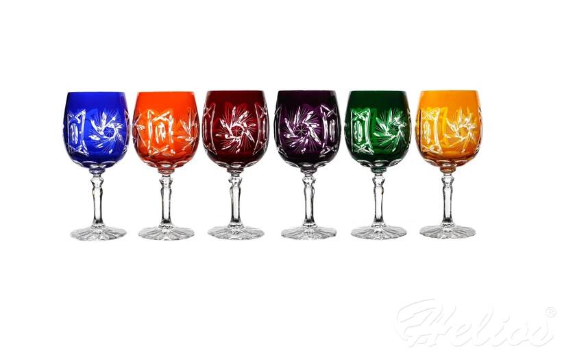 Anita Crystal Kieliszki kryształowe do wina 240 ml - KOLOR MIX (368 Mł 6K) - zdjęcie główne
