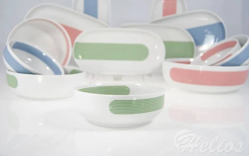 Ćmielów Design Studio MIX & MATCH / NEW ATELIER: Salaterka cylindryczna 13 cm - GREEN (G088) - zdjęcie główne