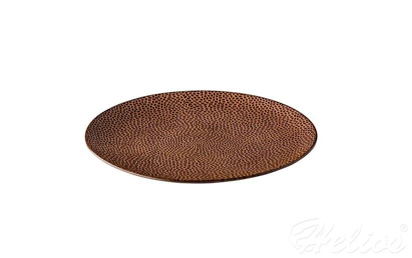 Fine dine Talerz płytki 21 cm / brązowy - Honeycomb (773208) - zdjęcie główne