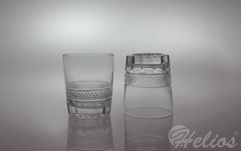 Bohemia Szklanki kryształowe do whisky 290 ml - KA04 Krzyżyk (KW04WH) - zdjęcie główne