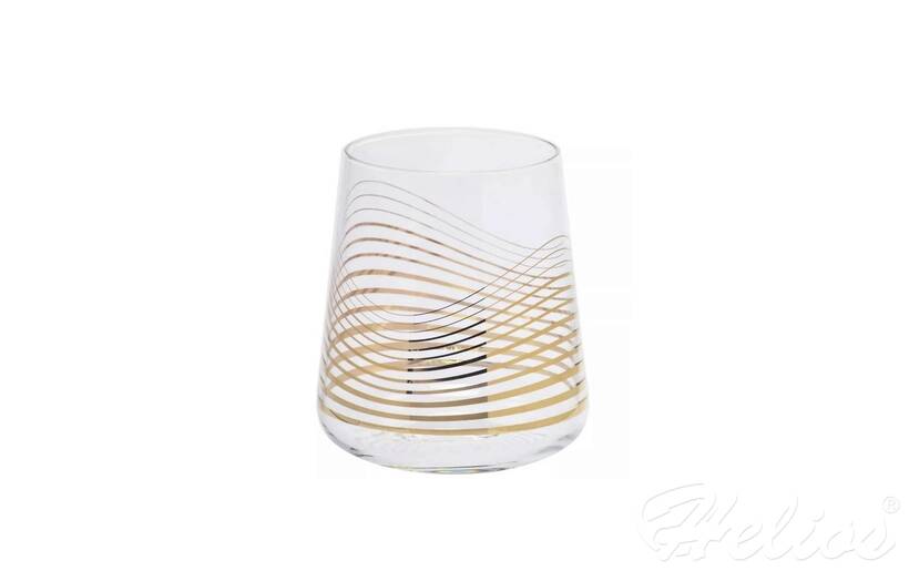 Krosno Glass S.A. Szklanki 380 ml / 2 szt. - Deco / Złota fala (B042) - zdjęcie główne