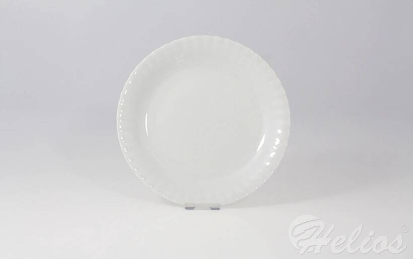 Helios szkło: Talerz deserowy 21 cm - C000 IWONA Biała