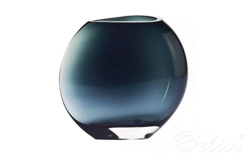 Krosno Glass S.A. Wazon duży 29 cm / Szaro-niebieski (C894) - zdjęcie główne