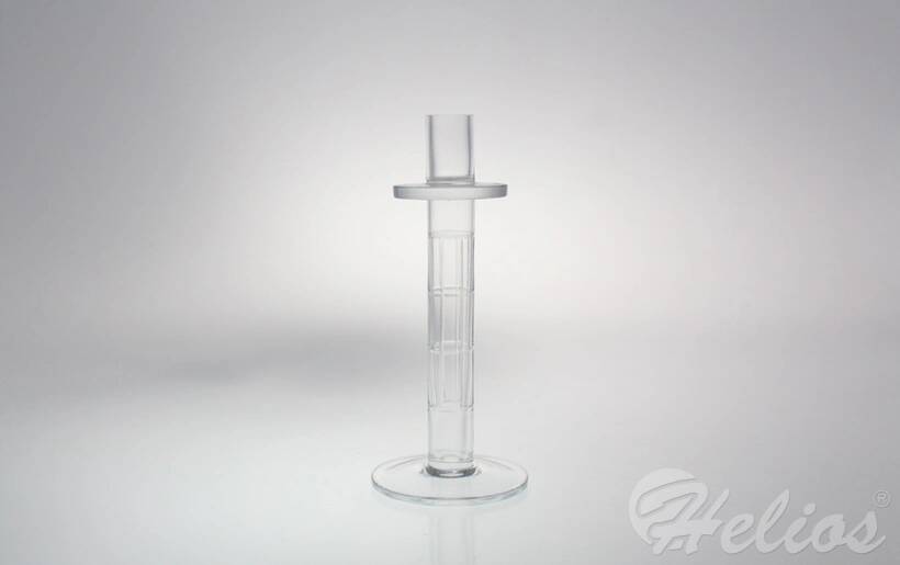 Krosno Glass S.A. Handmade / Świecznik 24,5 cm - BEZBARWNY (2680) - zdjęcie główne
