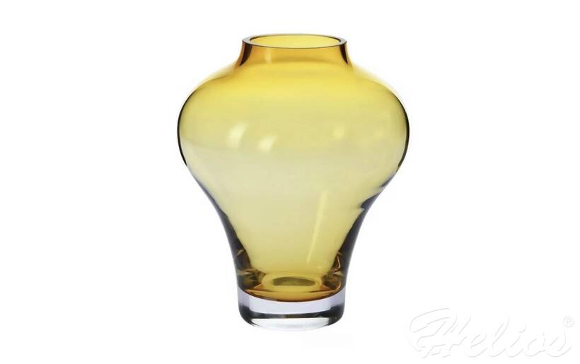 Krosno Glass S.A. Wazon Amfora 22 cm / Bursztynowy (C910) - zdjęcie główne