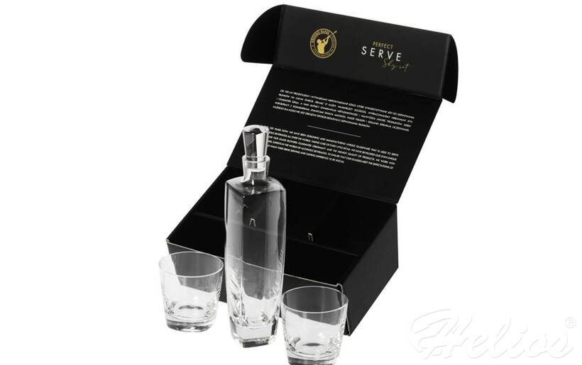 Krosno Glass S.A. Prezentowy zestaw do whisky 1+2 - Perfect Serve / Sky (KP-1602) - zdjęcie główne