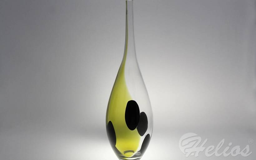 Krosno Glass S.A. Handmade / Wazon 60 cm - Kolekcja ZIELONA /Z0215/ - zdjęcie główne