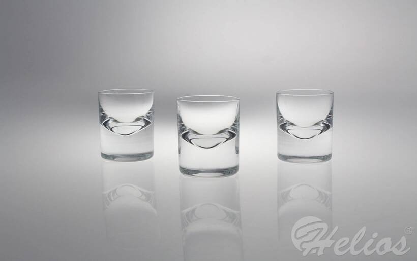 Krosno Glass S.A. Handmade / Szklaneczki 100 ml - BEZBARWNE z grubym dnem (18-1552-0100..) - zdjęcie główne