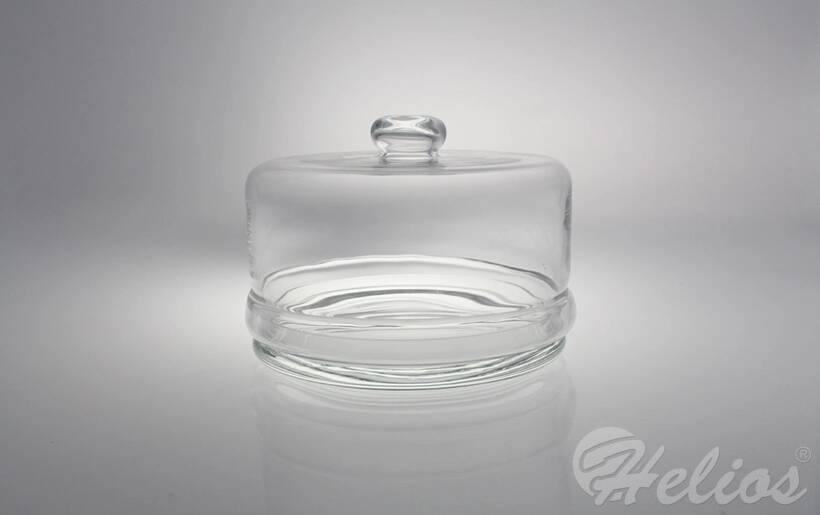 Krosno Glass S.A. Handmade / Klosz z talerzem - BEZBARWNY (0038) - zdjęcie główne