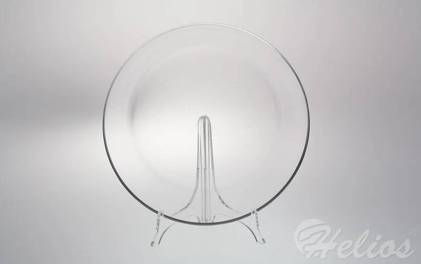 Krosno Glass S.A. Handmade / Talerz okrągły 25 cm - BEZBARWNY (0565) - zdjęcie główne