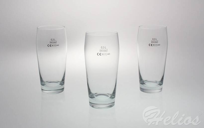 Krosno Glass S.A. Szklanki do piwa z cechą 300 ml - KROSNO Professional / SIMPLE (7334) - zdjęcie główne