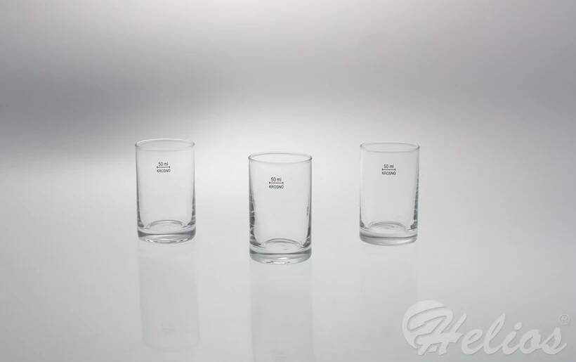Krosno Glass S.A. Kieliszki do wódki z cechą 50 ml - BEZBARWNE (4030) - zdjęcie główne