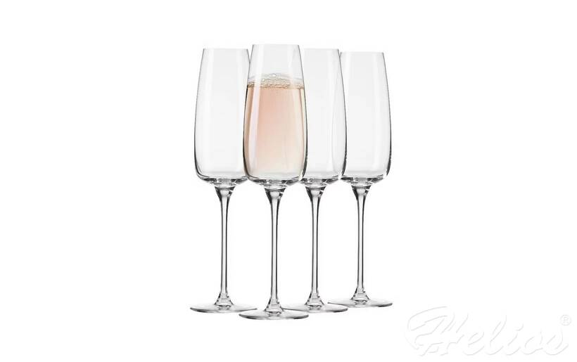 Helios szkło: Kieliszki do szampana 220 ml / 4 szt. - Modern (C997)