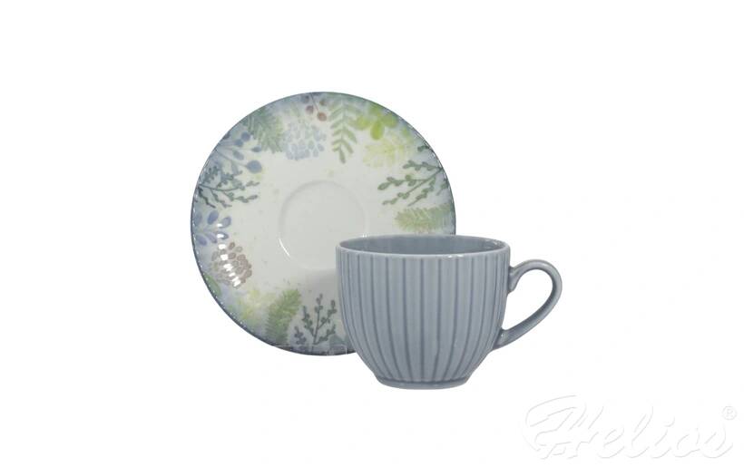 Helios szkło: Filiżanka 200 ml  ze spodkiem - 9144 DAISY Watercolor